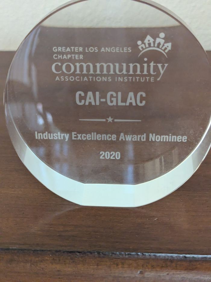 CAI-GLAC Industry Excellence Nominee 2020