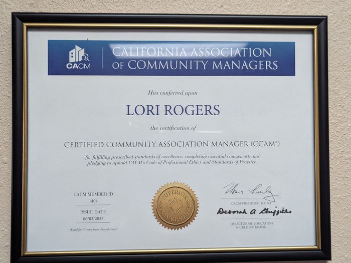 CCAM Certificate