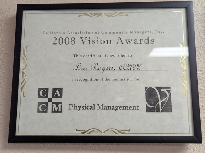 CACM Vision Awards 2008 – Physical Management